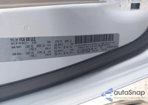 2020 Dodge Grand Caravan Sxt from USA, damaged, VIN 2C4RDGCG9LR201306